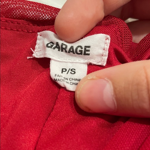 Garage Vibrant Red Mini Dress - Picture 2 of 5